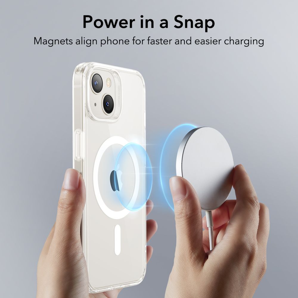 ESR HaloLock MagSafe dėklas iPhone 13/14 – skaidrus -- iPhone 13