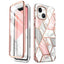 Supcase Cosmo dėklas iPhone 14 Plus – rožinis marmuras