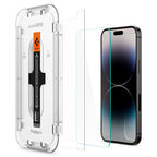 Spigen Glas.TR EZ Fit grūdintas stiklas iPhone 14 Pro (2 vnt.)