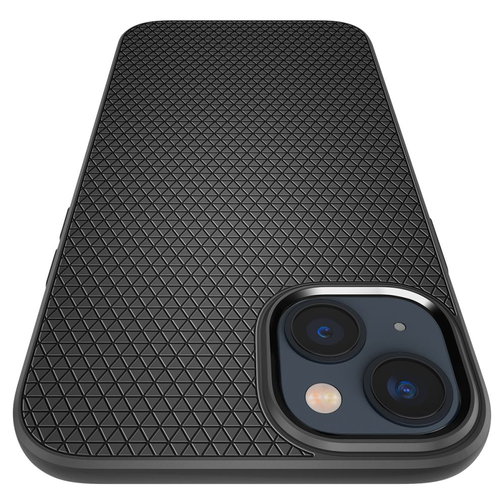 Spigen Liquid Air dėklas iPhone 14 Plus – juodas (matinis)