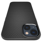 Spigen Liquid Air dėklas iPhone 14 Plus – juodas (matinis)
