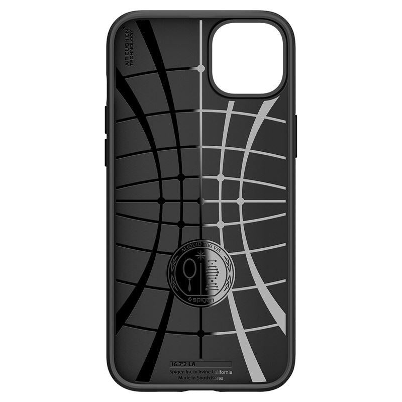 Spigen Liquid Air dėklas iPhone 14 Plus – juodas (matinis)