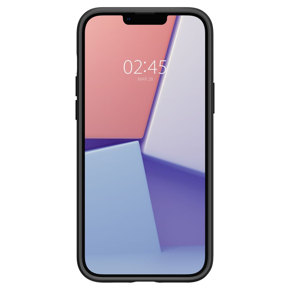 Spigen Liquid Air dėklas iPhone 14 Plus – juodas (matinis)