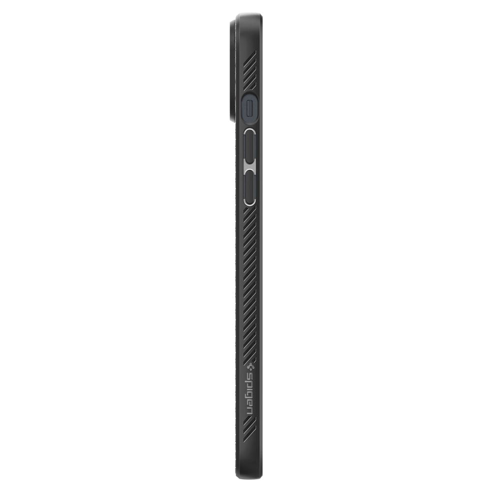Spigen Liquid Air dėklas iPhone 14 Plus – juodas (matinis)