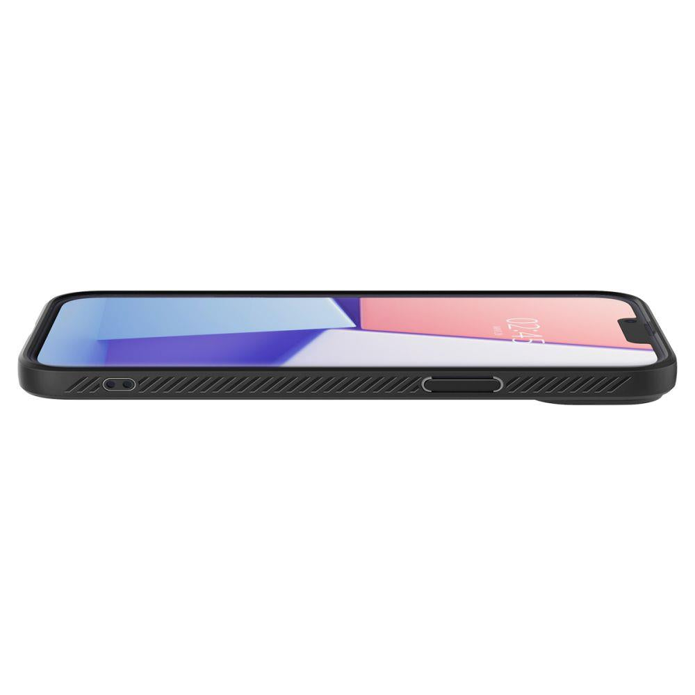 Spigen Liquid Air dėklas iPhone 14 Plus – juodas (matinis)