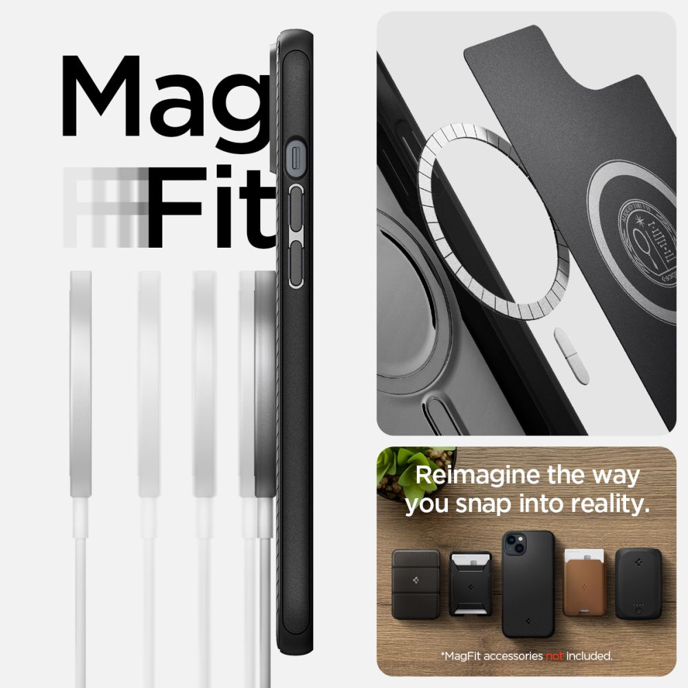 Spigen Mag Armor magnetinis dėklas iPhone 14 Plus – juodas