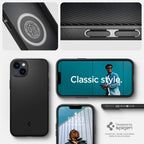 Spigen Mag Armor magnetinis dėklas iPhone 14 Plus – juodas