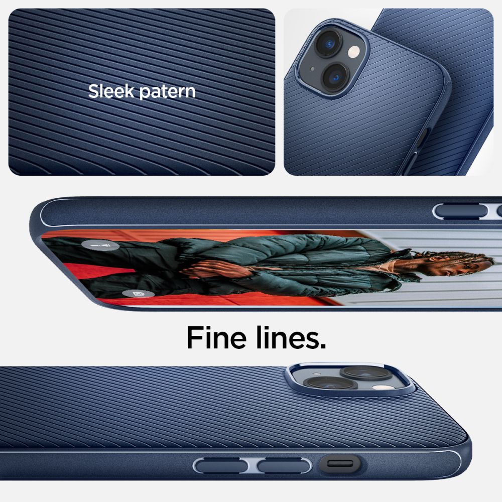 Spigen Mag Armor dėklas iPhone 14 Plus – mėlynas