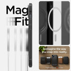 Spigen Rugged Armor MagSafe dėklas iPhone 14 – juodas