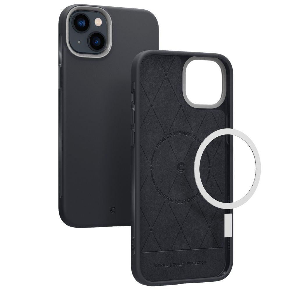 Spigen Cyrill MagSafe dėklas iPhone 14 Plus – tamsiai pilkas