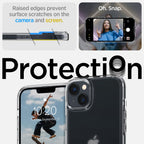 Spigen Ultra Hybrid dėklas iPhone 14 Plus – skaidrus matinis