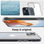 Spigen Ultra Hybrid dėklas iPhone 14 Plus – skaidrus matinis