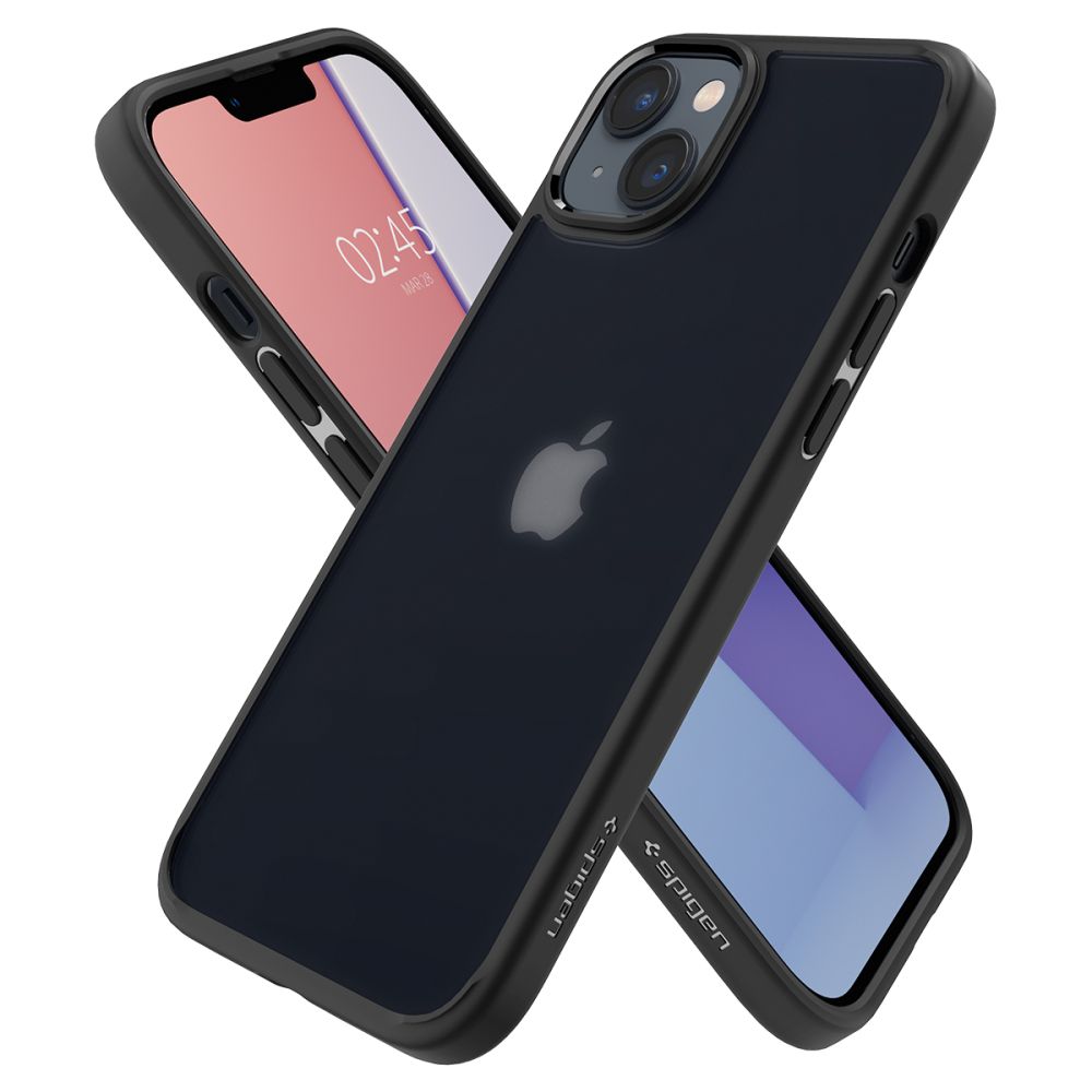 Spigen Ultra Hybrid dėklas iPhone 14 Plus – matinis juodas