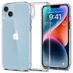 Skaidrus Spigen Ultra Hybrid dėklas iPhone 14