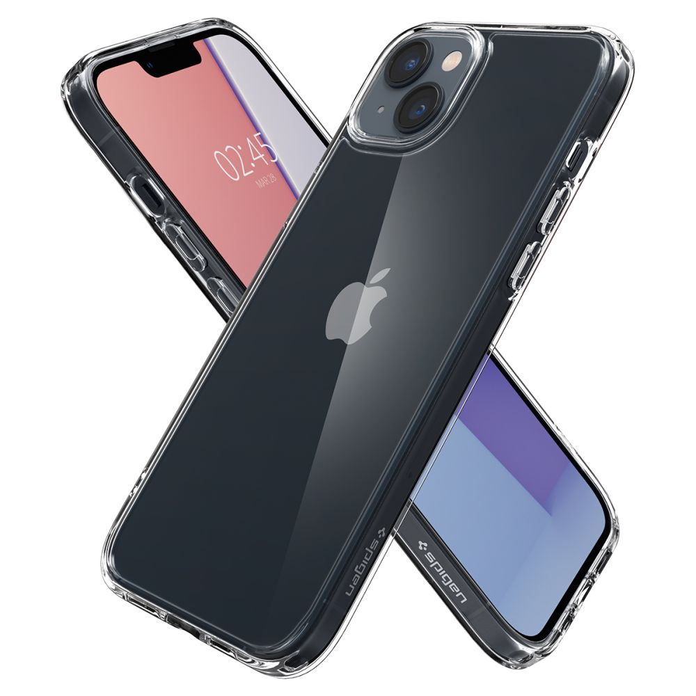 Skaidrus Spigen Ultra Hybrid dėklas iPhone 14