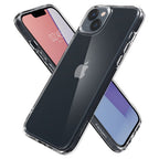 Skaidrus Spigen Ultra Hybrid dėklas iPhone 14