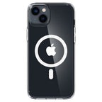 Spigen Ultra Hybrid MagSafe dėklas iPhone 14 – skaidrus/baltas