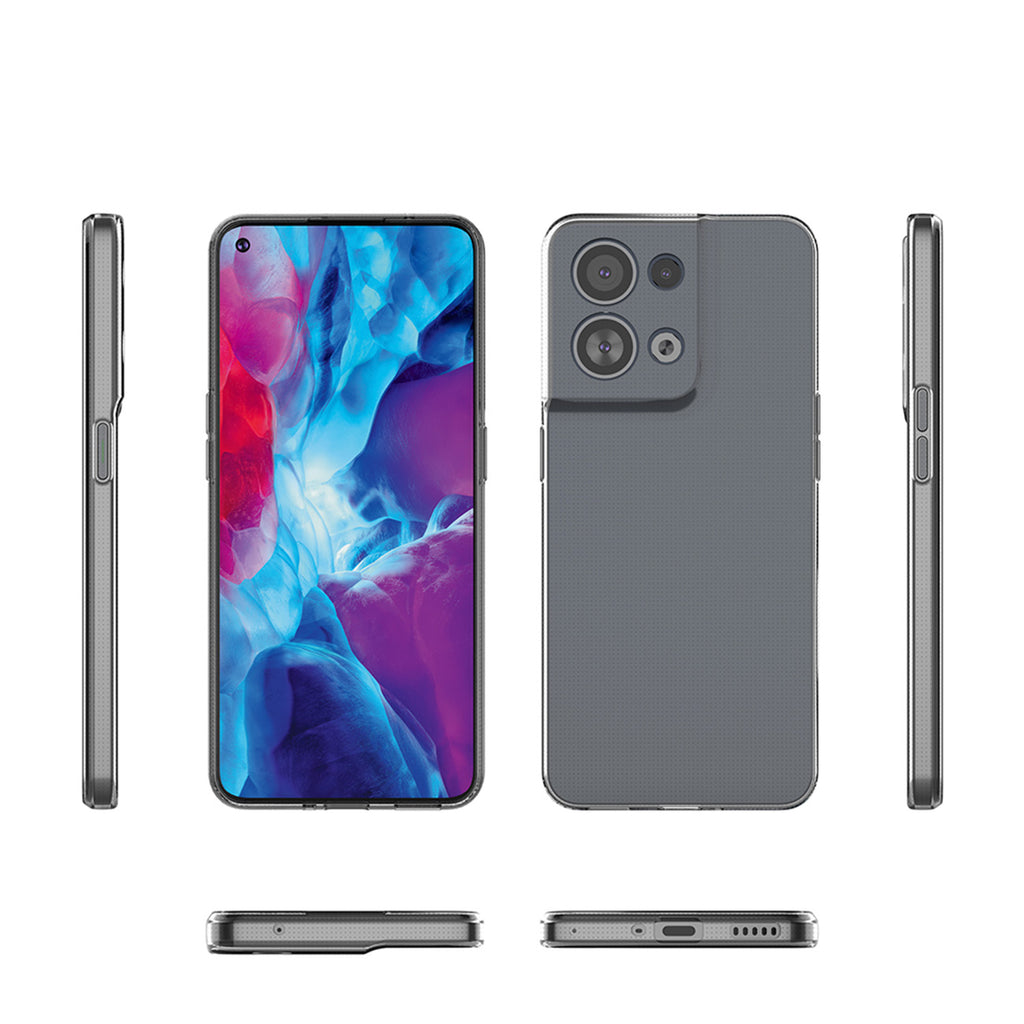 Skaidrus itin plonas TPU dėklas Oppo Reno 8 Pro (0,5 mm) -- Oppo Reno 8 Pro