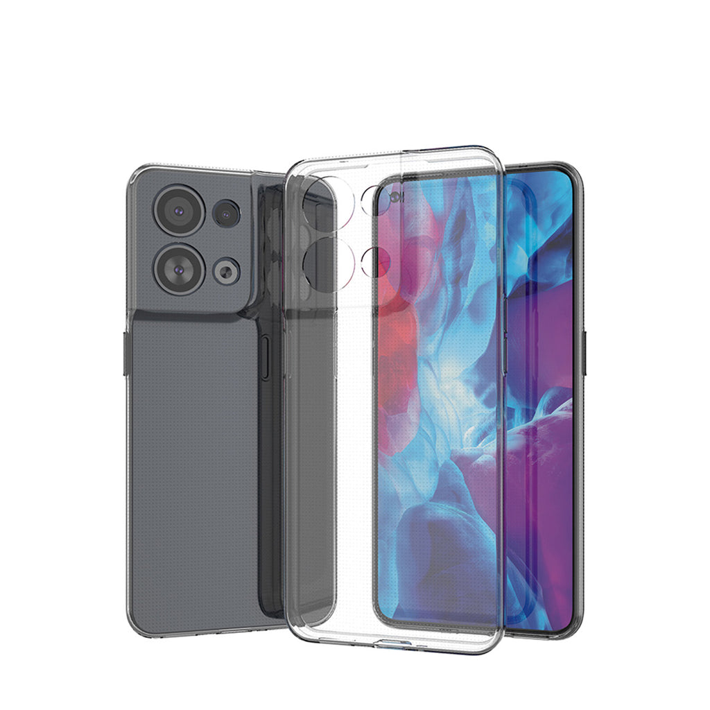 Skaidrus itin plonas TPU dėklas Oppo Reno 8 Pro (0,5 mm) -- Oppo Reno 8 Pro