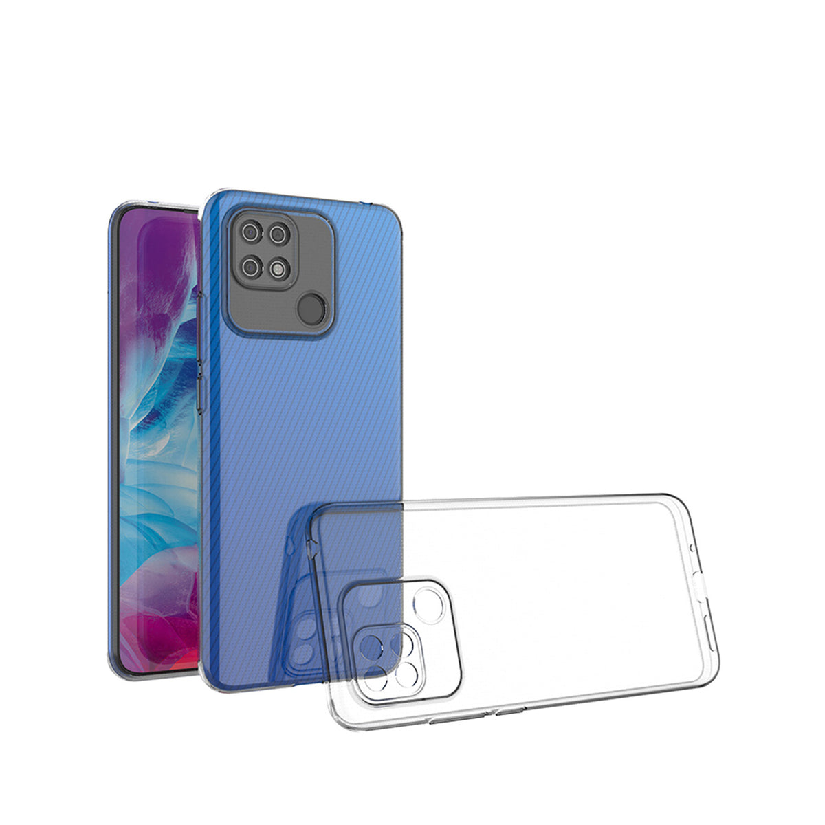 Skaidrus TPU dėklas Xiaomi Poco C40 Ultra Clear 0,5 mm -- Xiaomi Poco C40