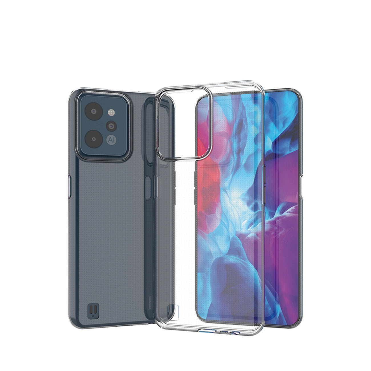 Skaidrus itin plonas TPU dėklas Realme C31 -- Realme C31