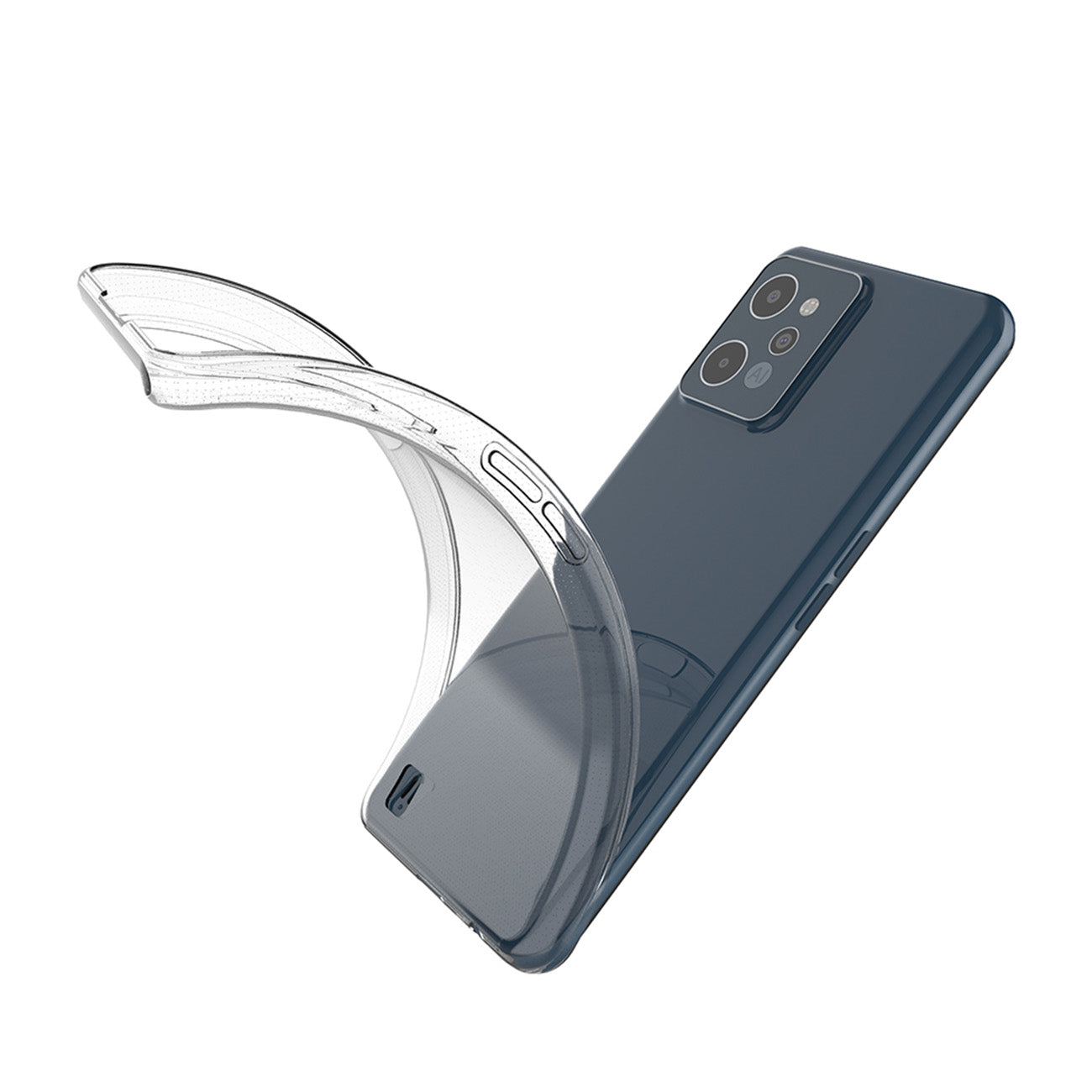Skaidrus itin plonas TPU dėklas Realme C31 -- Realme C31