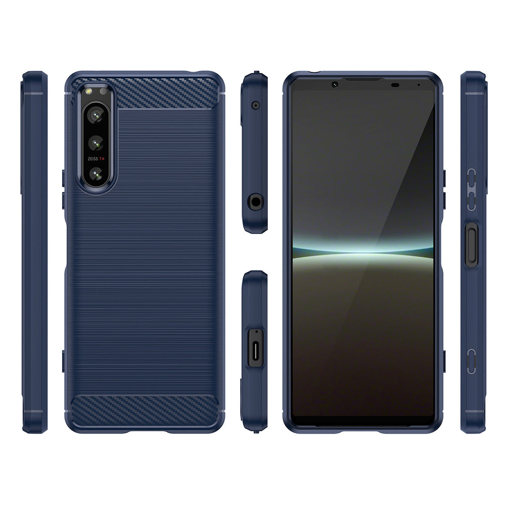 Apsauginis TPU dėklas Xiaomi Poco M4 5G – mėlynas -- Xiaomi Poco M4