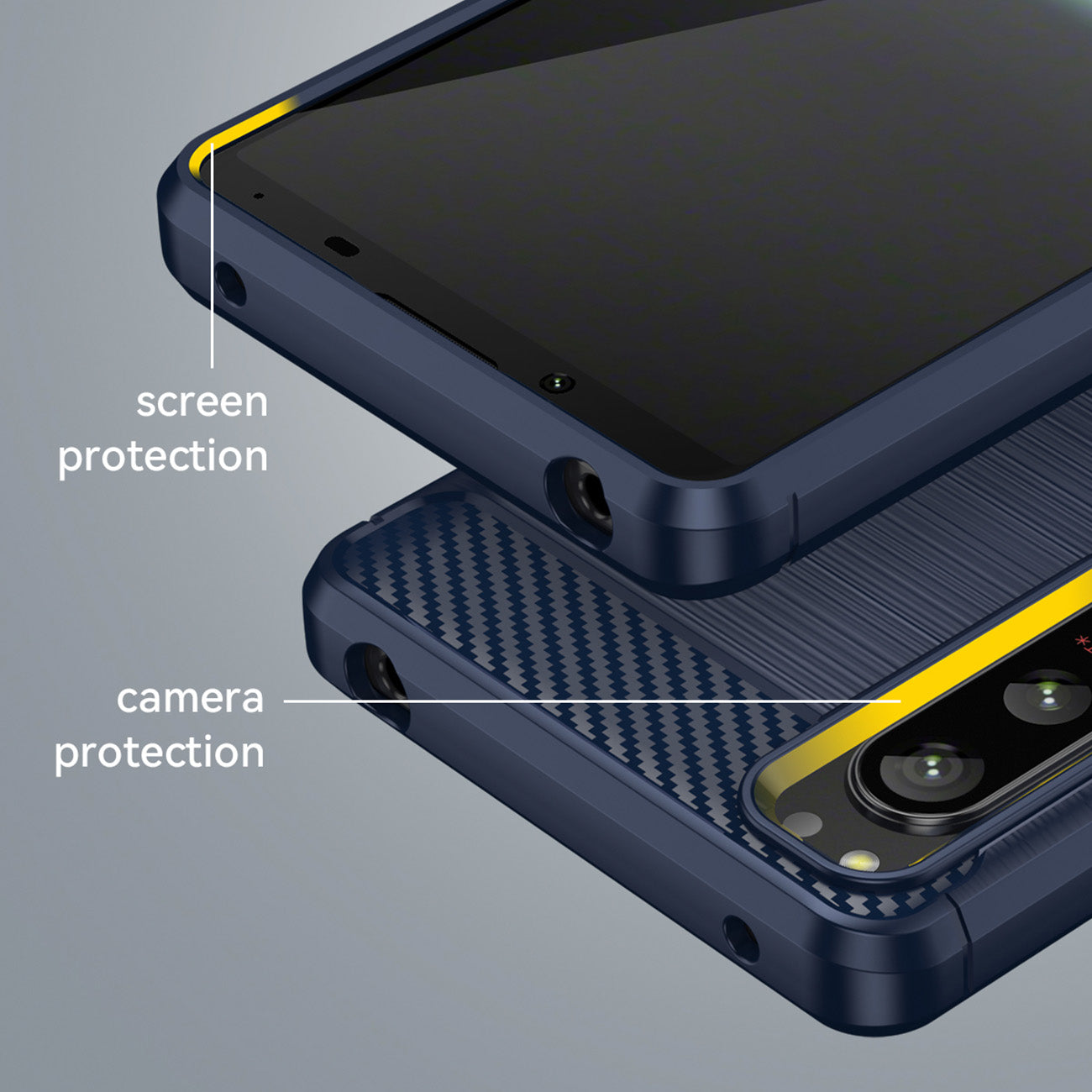 Apsauginis TPU dėklas Xiaomi Poco M4 5G – mėlynas -- Xiaomi Poco M4
