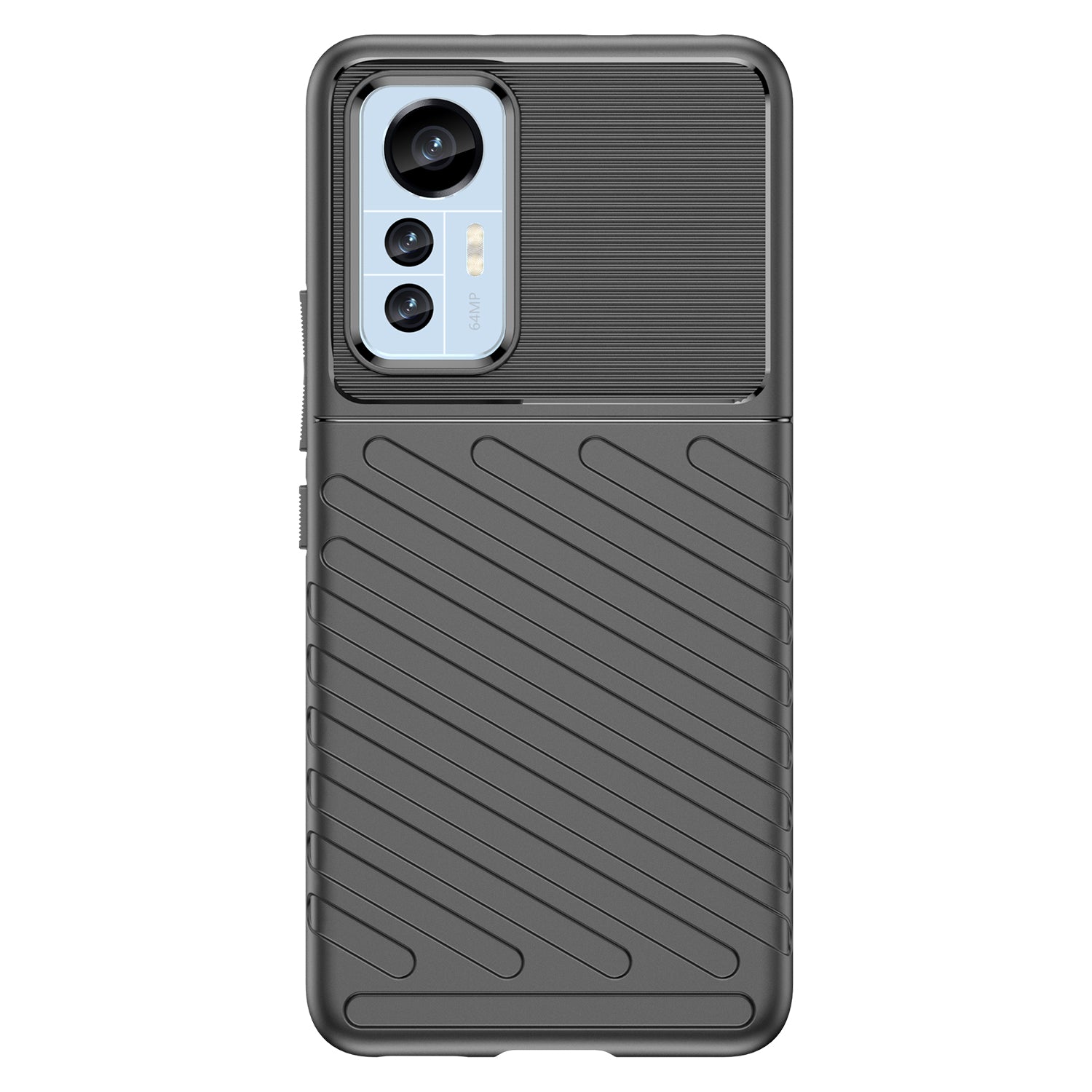 Thunder Case TPU dėklas Xiaomi 12 Lite – juodas -- Xiaomi 12 Lite