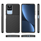 Xiaomi Poco F4 5G Thunder Case TPU dėklas – juodas -- Xiaomi Poco F4