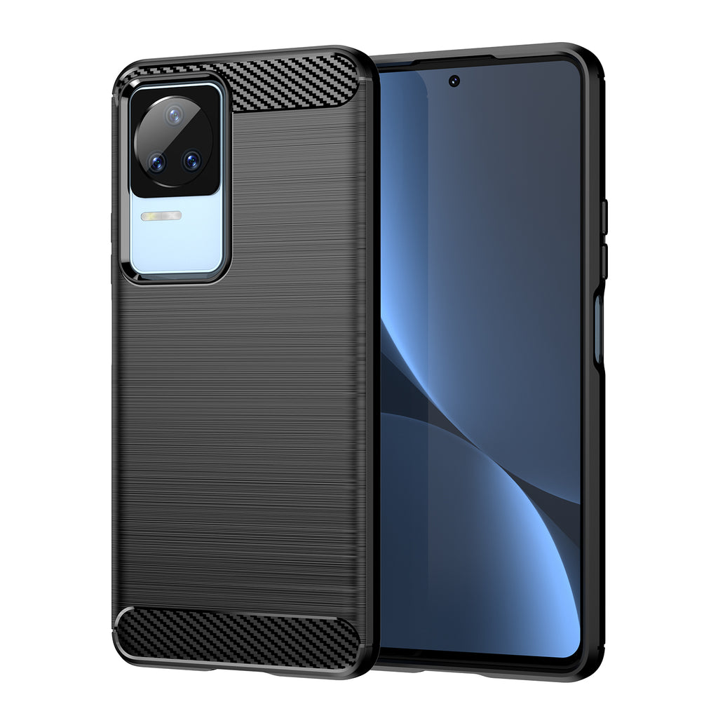 Anglies rašto TPU dėklas Xiaomi Poco F4 5G – juodas -- Xiaomi Poco F4