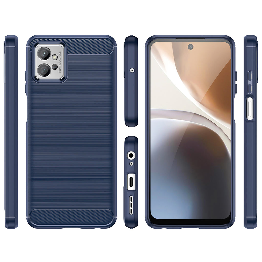 Realme C31 karboninis TPU dėklas Carbon Case – juodas -- Realme C31