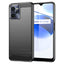 Carbon Case dėklas Realme C35 – juodas (TPU) -- Realme C35