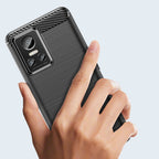 Anglies rašto TPU dėklas Realme GT Neo 3 – juodas -- Realme GT Neo 3