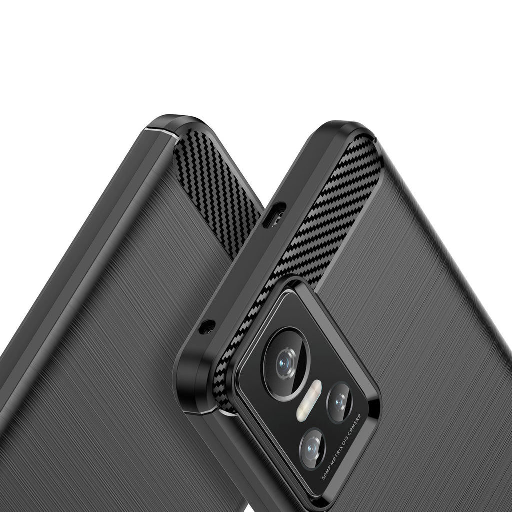 Anglies rašto TPU dėklas Realme GT Neo 3 – juodas -- Realme GT Neo 3