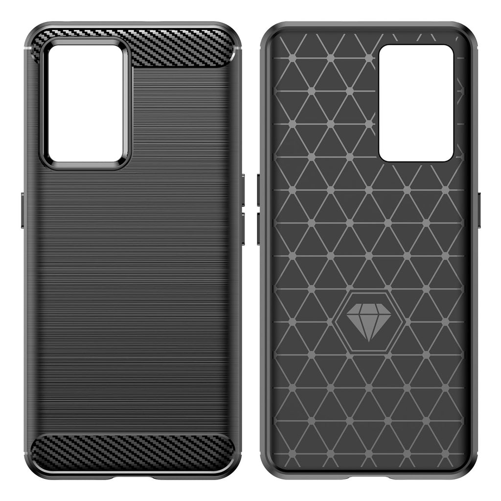 Anglies rašto TPU dėklas Realme GT Neo 3 – juodas -- Realme GT Neo 3