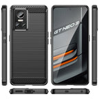 Anglies rašto TPU dėklas Realme GT Neo 3 – juodas -- Realme GT Neo 3