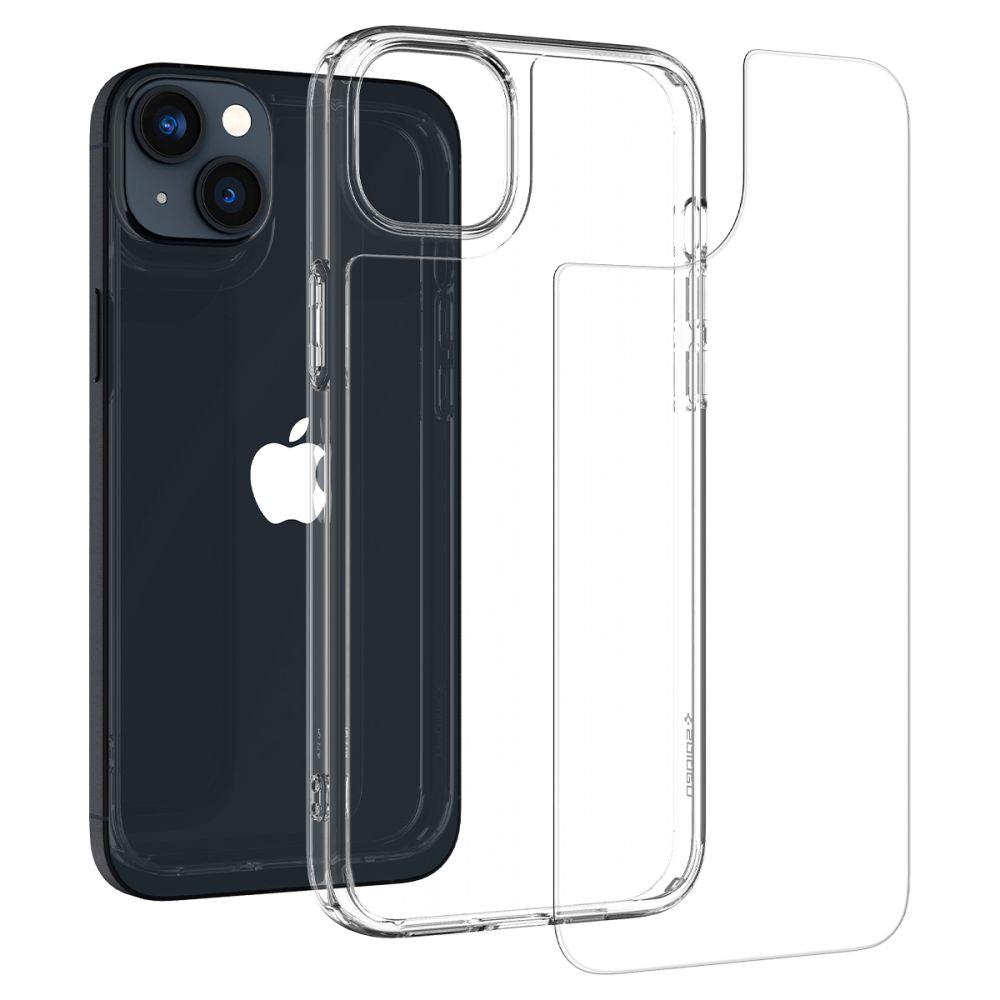 Spigen Quartz Hybrid dėklas iPhone 14 Plus – skaidrus