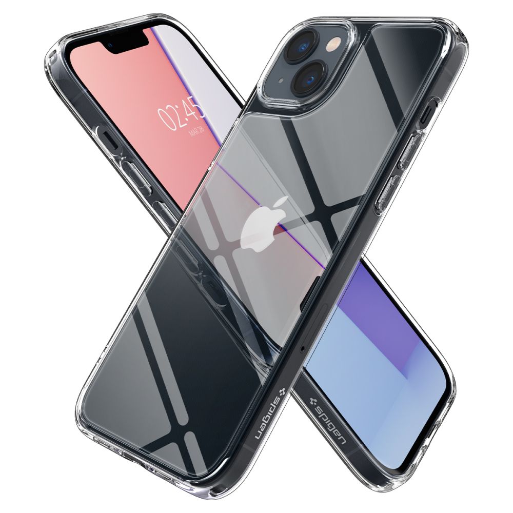 Spigen Quartz Hybrid dėklas iPhone 14 Plus – skaidrus