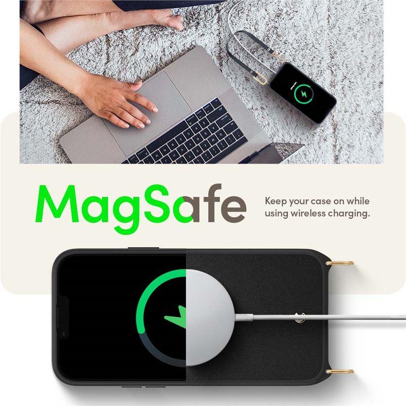 Spigen Cyrill Classic Charm MagSafe dėklas iPhone 14 Plus – juodas