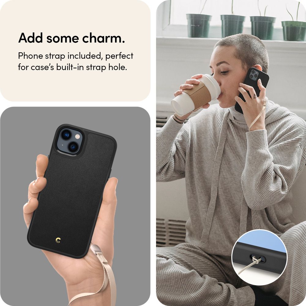 Spigen Cyrill Kajuk MagSafe dėklas iPhone 14 Plus – juodas