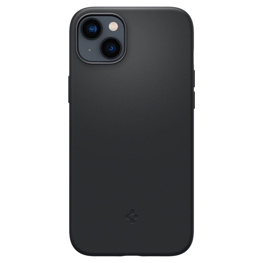 Spigen Silicone Fit MagSafe dėklas iPhone 14 Plus – juodas