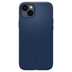 Spigen Silicone Fit Mag dėklas su MagSafe, skirtas iPhone 14 Plus - mėlynas