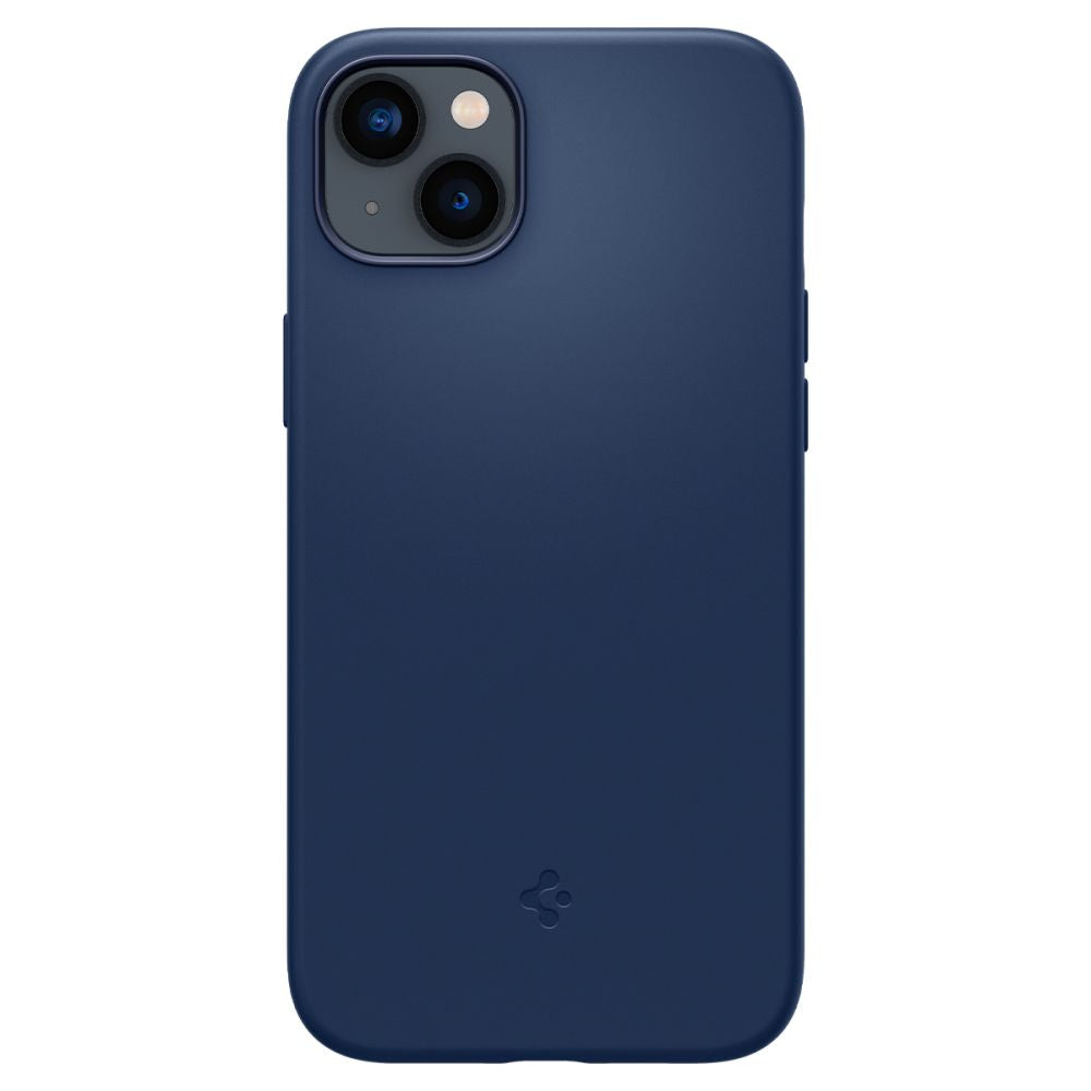 Spigen Silicone Fit Mag dėklas su MagSafe, skirtas iPhone 14 Plus - mėlynas