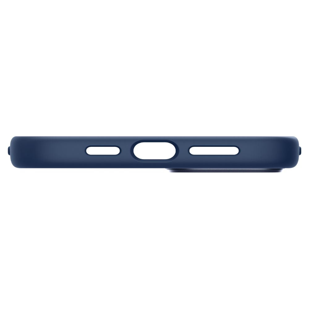Spigen Silicone Fit Mag dėklas su MagSafe, skirtas iPhone 14 Plus - mėlynas
