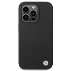 BMW silikoninis dėklas iPhone 14 Pro Max – juodas -- iPhone 14 Pro Max