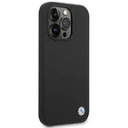BMW silikoninis dėklas iPhone 14 Pro Max – juodas -- iPhone 14 Pro Max