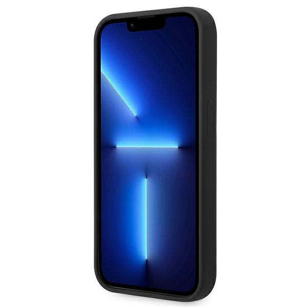 BMW silikoninis dėklas iPhone 14 Pro Max – juodas -- iPhone 14 Pro Max