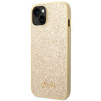 Guess blizgus dėklas iPhone 14 6.1 – auksinis