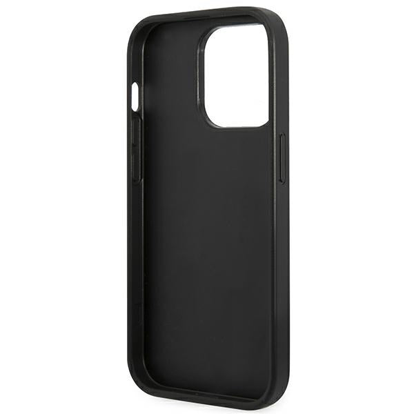 Guess 4G Stripe dėklas iPhone 14 Pro Max – pilkas